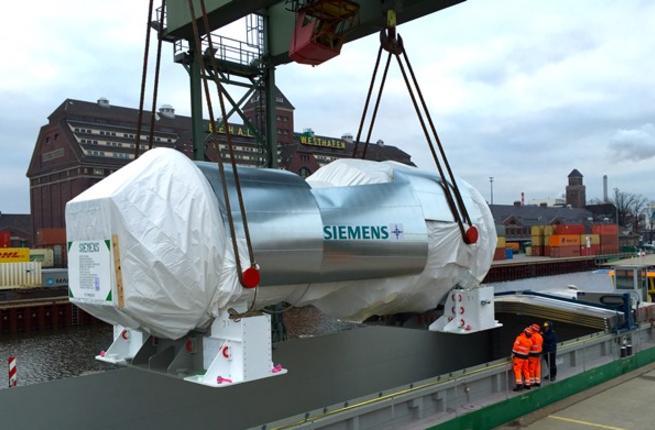 وصول احدث التربينات الغازية .........