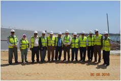 زيارة أعضاء مجلس ادارة شركة الوجه القبلي لمشروع .........