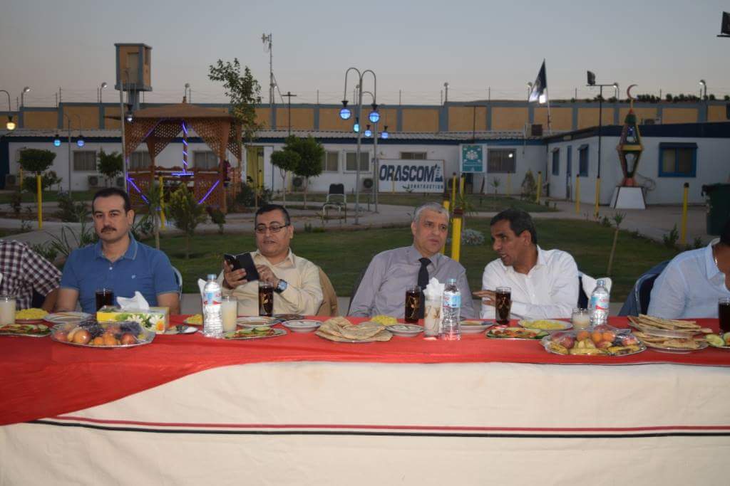 حفل افطار بمحطة كهرباء غرب اسيوط......