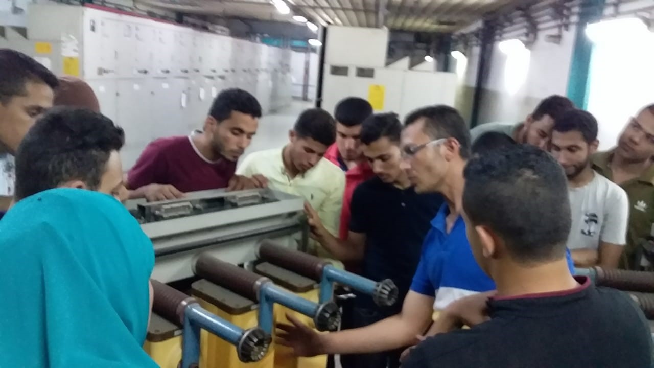 التدريب الصيفى لطلبة الجامعات بشركة الوجه القبلي لانتاج الكهرباء...